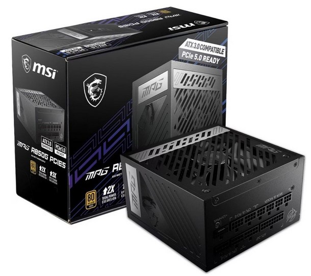 MSI MPG A850G PCIE5 850W Box